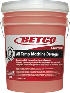 Betco Symplicity All Temp Machine Detergent Concentrate, 5 gal (18.9 L) Pail with SureConnect