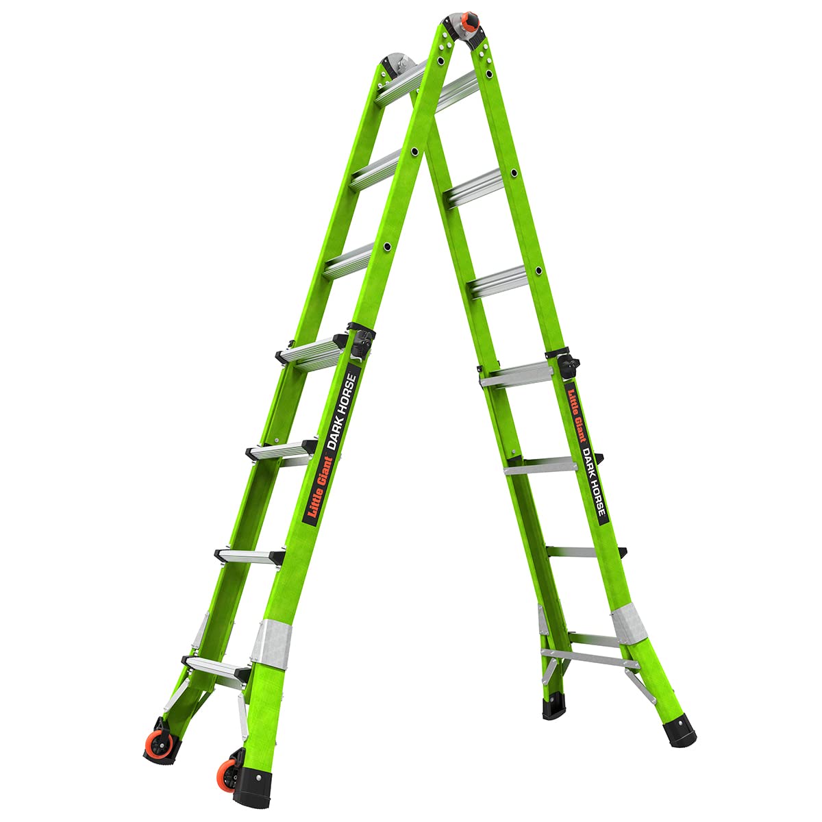Ladder Systems Dark Horse 2. by Little Giant – 17 Ft., Fiberglass, Black, Model 16117-001