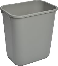 Janico 1037GY 10 Gallon Waste Basket,Grey