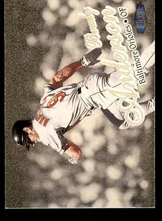 Baseball Trading Card MLB 1998 Fleer Ultra Gold Medallion #152 Brady Anderson NM Near Mint Orioles
