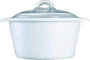 Luminarc Vitro Blooming Round Ceramic Casserole Dish With Lid, 5 Quart