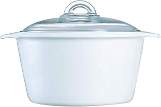 Luminarc Vitro Blooming Round Ceramic Casserole Dish With Lid, 5 Quart