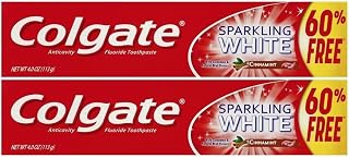 Colgate Sparkling White Cinnamint 4.0 Ounces (2 Pack) Toothpaste