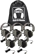 Hamilton Buhl Sack-O-Phones 5 SC7V Deluxe Headphones w/Volume Control in a Carry Bag