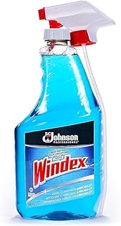 Windex Glass Cleaner with Ammonia-D - Capped with Trigger, Blue (695237)