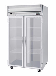 Beverage-Air Horizon Series - Top Mount Reach in Freezer - Two Section - Glass Door - SS EXT by Beverage Air – 49.0 cubic_feet, Model HFP2HC-1G