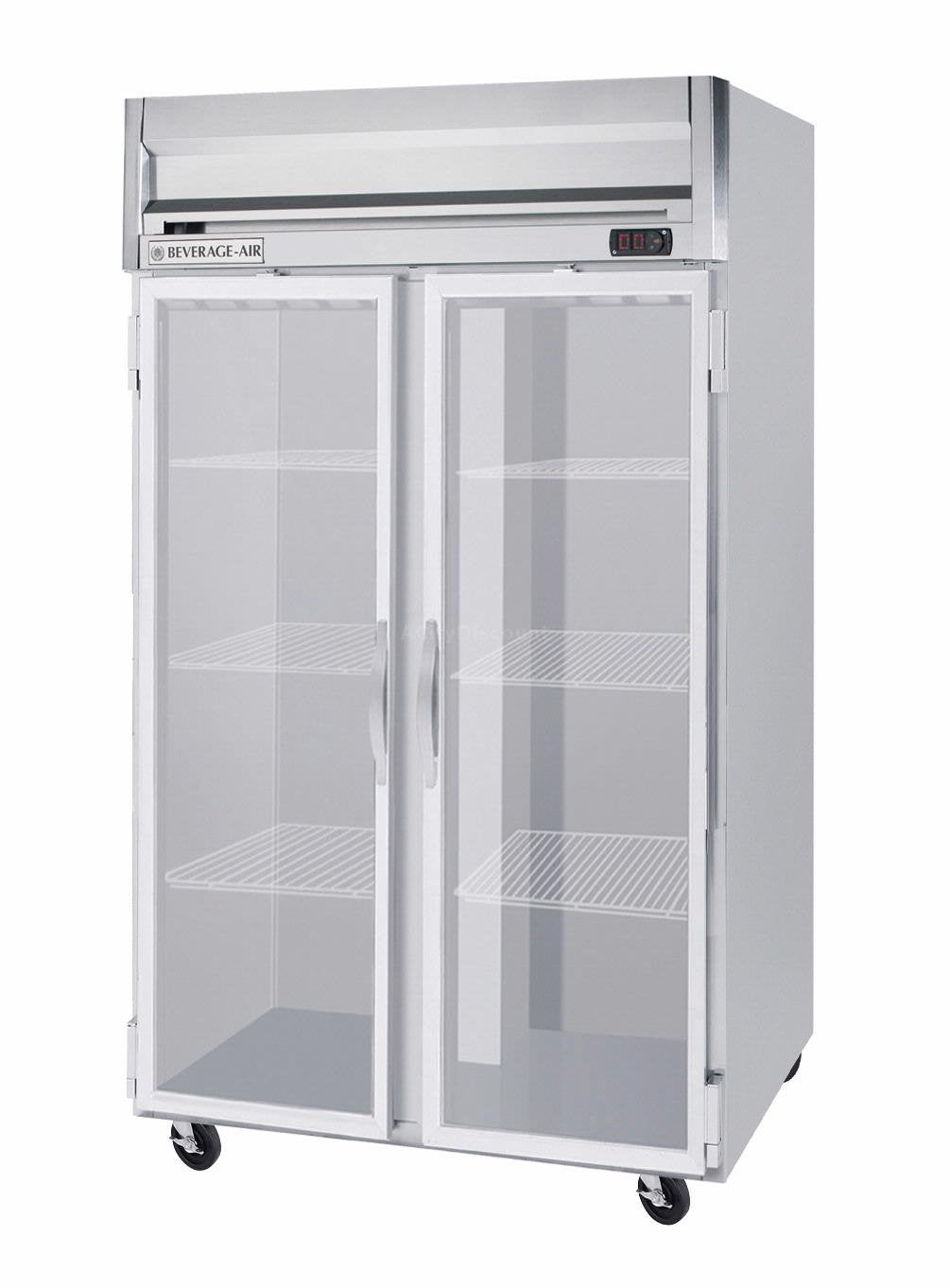 Beverage-Air Horizon Series - Top Mount Reach in Freezer - Two Section - Glass Door - SS EXT by Beverage Air – 49.0 cubic_feet, Model HFP2HC-1G