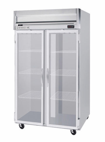 Beverage-Air Horizon Series - Top Mount Reach in Freezer - Two Section - Glass Door - SS EXT by Beverage Air – 49.0 cubic_feet, Model HFP2HC-1G