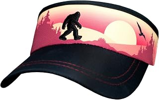 Headsweats Women's Lightweight Performance Running Visor for Men and Women Bigfoot