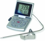 CDN DTTC-S Combo Probe Thermometer, Timer & Clock - Silver by CDN