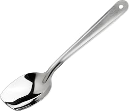 Winco 10" Slanted Stainless Steel Plating Spoon