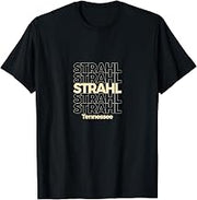 Vintage Strahl, Tennessee Repeating Text T-Shirt