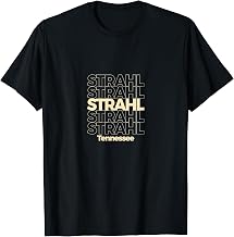 Vintage Strahl, Tennessee Repeating Text T-Shirt