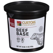 Selected Beef Base by Custom Culinary – 1 pound, Pack of 12