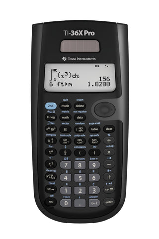 TI-36X Pro Engineering/Scientific Calculator | 9.7 Inch | Black. by Texas Instruments – 9.7 Inch, Plastic, Black, Model 36PRO/FC