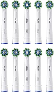 Oral-B Pro Cross Action Toothbrush Heads for Electric Toothbrush, Pack of 10, Suitable for a Post Box