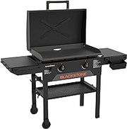 BLACKSTONE 2287 Original 28” Omnivore Griddle with X-Braced Hood, Powder Coated Steel, Black
