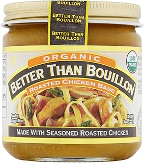 Better Than Bouillon Organic Roasted Chicken Base, 8 oz Glass Jar, 1 ct
