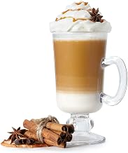 G.E.T. SW-1449-CL Heavy-Duty Irish Coffee / Hot Chocolate Mugs, 10 Ounce, Clear (Set of 12)