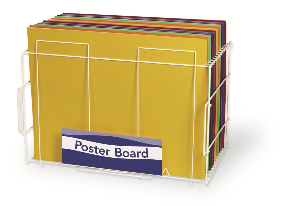Paper and Board Storage and Drying Rack by Pacon – Standard, Enameled Wire, White, Model PAC75004