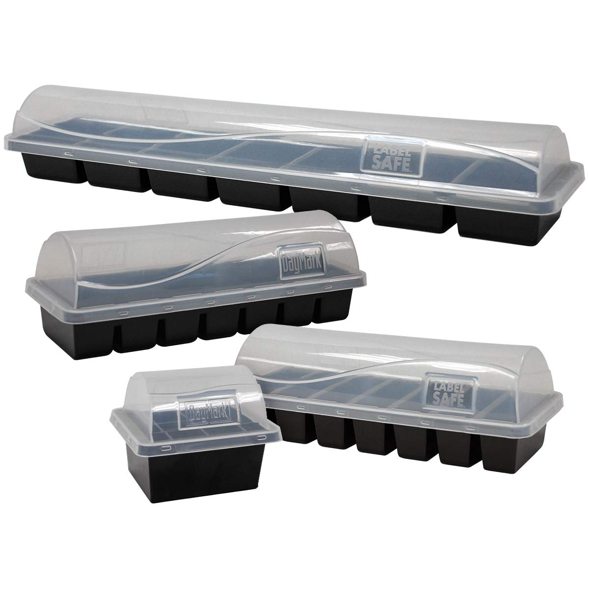 LabelSafe 1" Label Dispenser by DayMark Safety Systems – 1", Polypropylene (PP), Black, Model IT117504