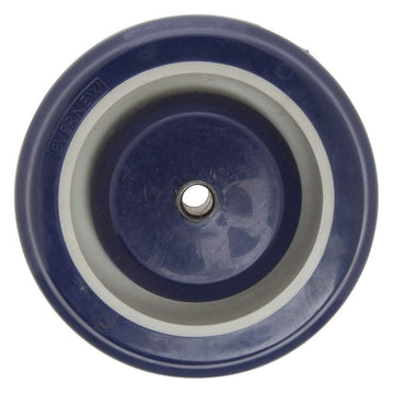 Blue Polyurethane Replacement Wheel - 4"Dia by HUBERT – Polyurethane, Blue, Model 415P-1