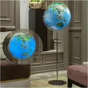 World Globe Floor Standing World Globe Ar Globe Lamp with Round Stand Goblet Lights Globe Suitable for Home Office Display Globe Clear Text Marking