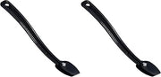 Carlisle FoodService Products Plastic Solid Spoon, 8 Inches, Black (Pack of 2)