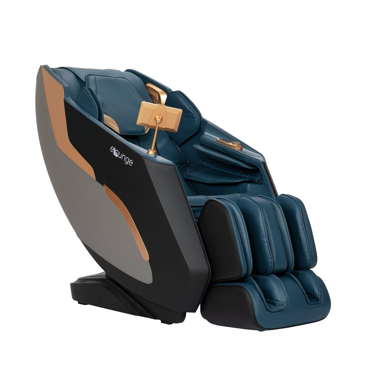 Enhance Massage Chair in Navy PU by Picket House Furnishings – 30"W x 60"D x 45"H, Metal, Navy, Model U-11680-1-600