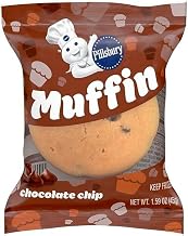 Pillsbury Chocolate Chip Baked Muffin, Whole Grain-Rich, Single Serve, 1.59 Ounce, 80 per Case