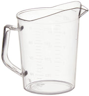 Winco 1 Quart / Clear / 1.0 quarts Cups