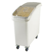 21 Gallon Clear Ingredient Bin by Winco – 21 Gallon, 21.0 gallons, Polycarbonate (PC), Ivory, Model IB-21