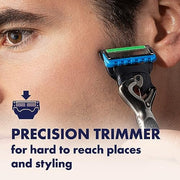 Gillette 1 Razor + 2 Refills (Pack of 2) / ProGlide 1 Handle + 2 Refills / 1 Count (Pack of 2) Cartridge Razors