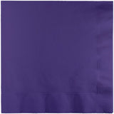 Creative Converting Napkins, 6.5" x 6.5", Purple