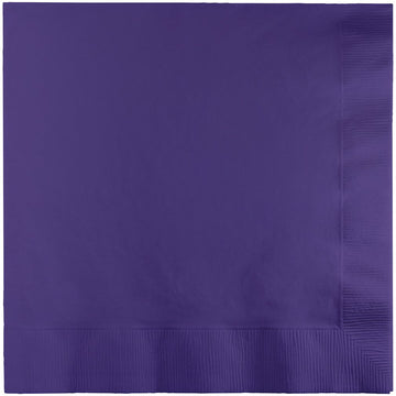 Creative Converting Napkins, 6.5" x 6.5", Purple