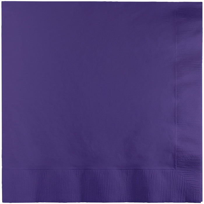 Creative Converting Napkins, 6.5" x 6.5", Purple