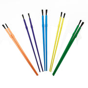 CLI Plastic Artist Paint Brushes by Charles Leonard – Assorted, Plastic, Pack of 24, Model CHL73310-24