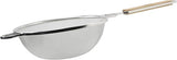 Winco 10 1/4" Single Mesh Tin-Plated Steel Strainer, Fine, Tin | Foodservice, Great for Draining Pasta, Rinsing Produce, Straining and Kitchen Prep