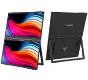 Portable 15.6 FHD Dual Monitor Essentials by Verbatim – 15,6", black, Model 32403