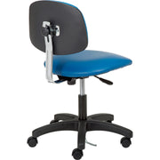ESD Chair by Global Industrial – Vinyl, Blue, Model ESD-VDHCH-RG-HC-ESDBLU