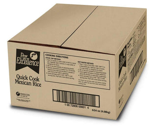 Quick Cook Mexican Rice by Producers Rice – 24 Ounces, Pack of 6