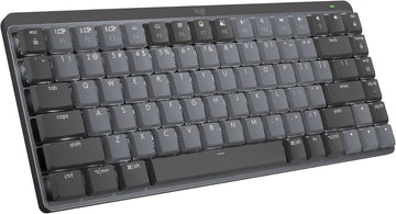 MX Mechanical Mini Wireless Illuminated Keyboard Linear Switches (RENEWED) by Logitech – Compact, Information Not Available, Graphite, Model 920-010551