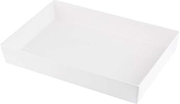 Tablecraft Simple Solutions Straight Sided Bowl, Full Size, 10 qt, 12.75 x 19 x 3" (Coated, Select Color)