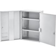 Global Industrial Stainless Steel / 8"L x 16"W x 24"H / Industrial Safety Storage Cabinets