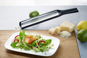 Fine Grater by GEFU – 32.2 x 5.1 x 2.3 cm, Stainless Steel Acrylonitrile Butadiene Styrene, Multicoloured, Model GF24-50470