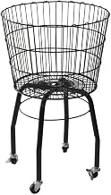 HUBERT Dump Bin Black Wire - 20"Dia x 32 1/2"H