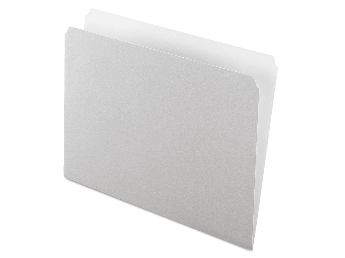 152GRA Colored File Folders by Pendaflex – Letter, Pressboard, Gray, Pack of 100, Model 152 GRA