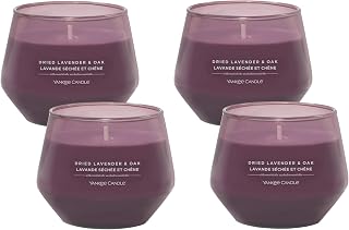 Yankee Candle Studio Medium Candle, Dried Lavender & Oak​, 10 oz, 4-Pack