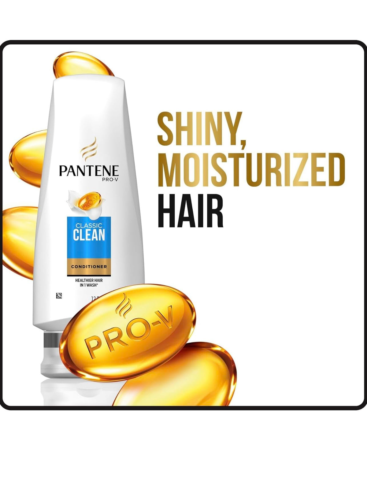 Classic Clean Conditioner by Pantene – 24 Fl Oz (Pack of 2), Conditioner, Classic Clean, Pack of 2