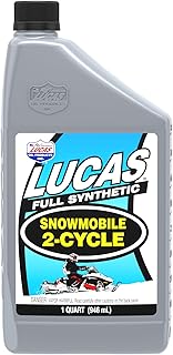 Lucas Oil 10835 Synthetic 2-Cycle Snowmobile Oil - 1 Quart